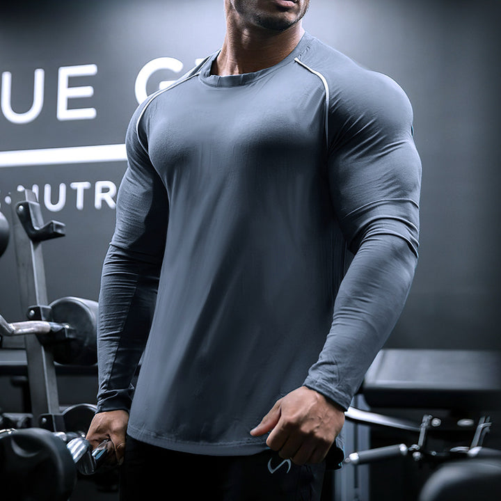 Men's Sports Long Sleeve Panel Shapewear