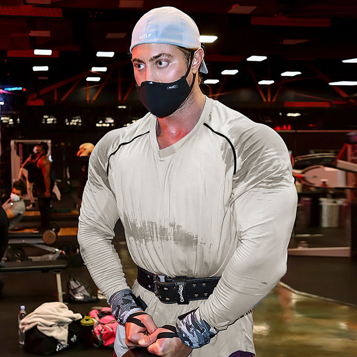 Men's Sports Long Sleeve Panel Shapewear