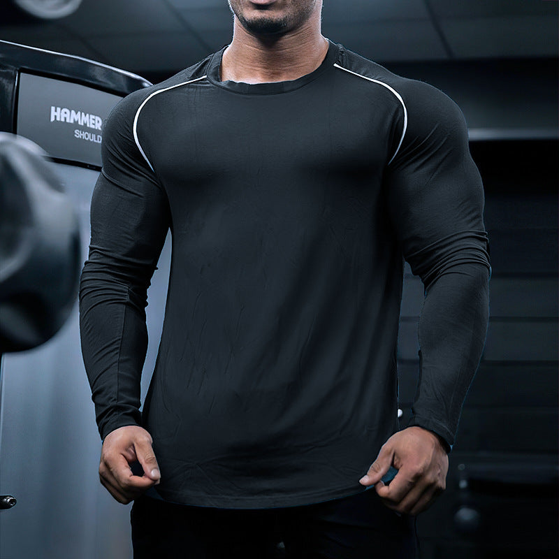 Men's Sports Long Sleeve Panel Shapewear
